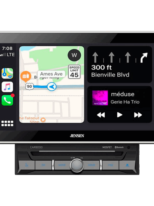 10.1″ CD/DVD Multimedia Receiver with Apple CarPlay and Android Auto – CAR8000