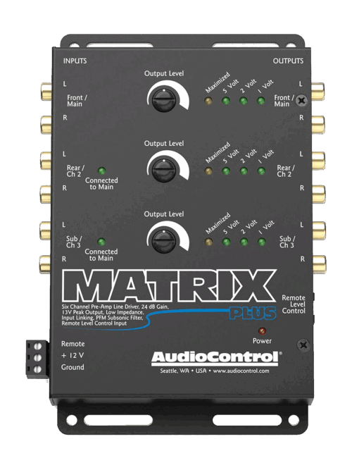Audio Control® - Matrix Plus 6-Channel Line Driver