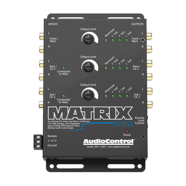 Audio Control® - Matrix Plus 6-Channel Line Driver