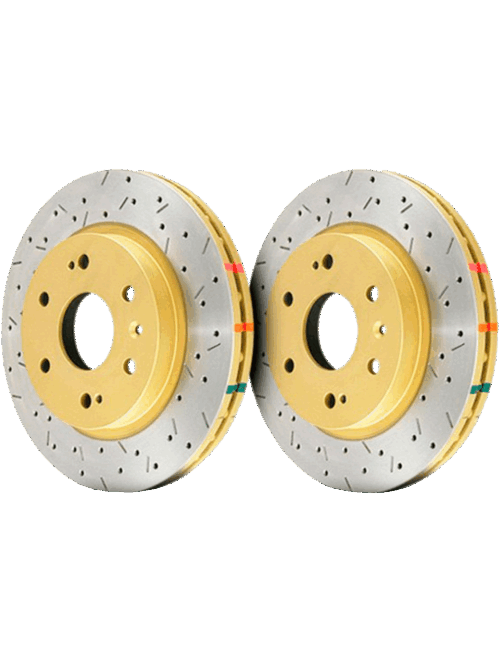 DBA Drilled and Slotted 4000 XS Brake Rotor