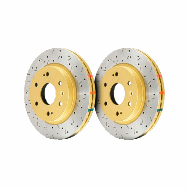 DBA Drilled and Slotted 4000 XS Brake Rotor
