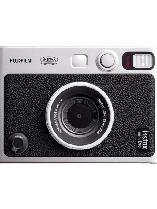 FUJIFILM INSTAX MINI EVO Hybrid Instant Camera - Black