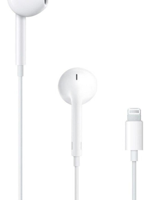 Fone de Ouvido Apple EarPods Intra-Auricular com Conector Lightning Branco - Distribuidor Autorizado
