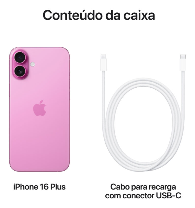 Apple iPhone 16 Plus (256 GB) - Rosa - Distribuidor Autorizado - Imagem 9
