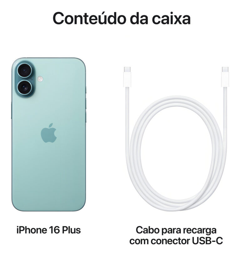 Apple iPhone 16 Plus (128 GB) - Verde-acinzentado - Distribuidor Autorizado - Imagem 9