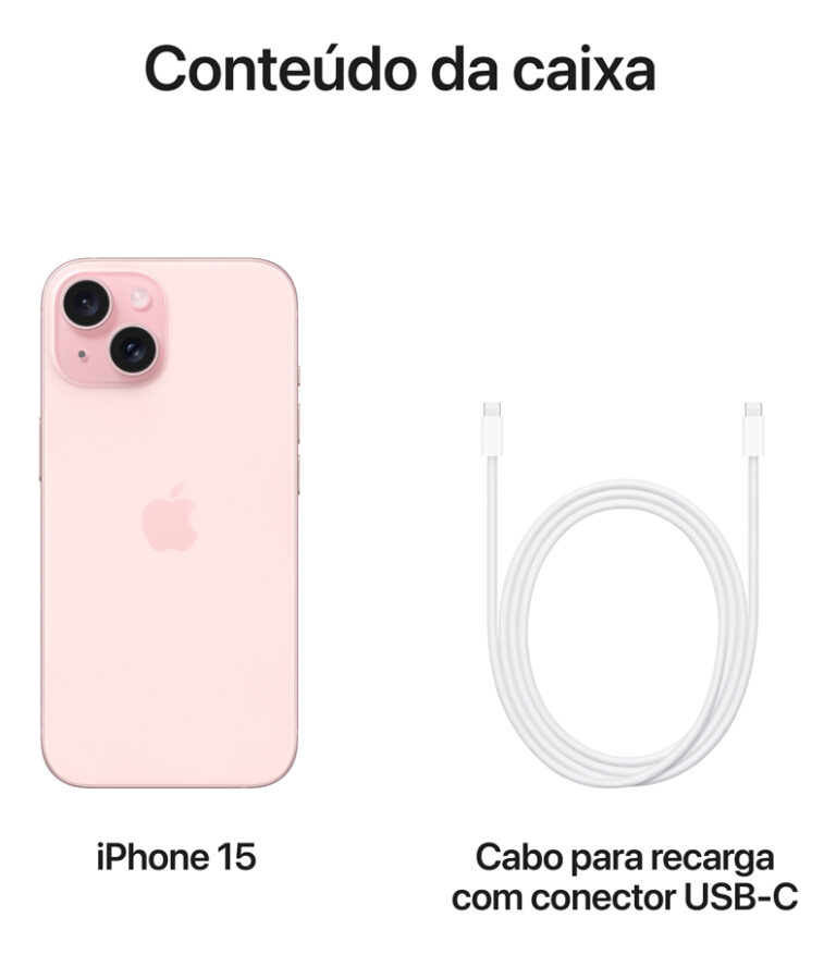 Apple iPhone 15 (512 GB) - Rosa - Distribuidor Autorizado - Imagem 9
