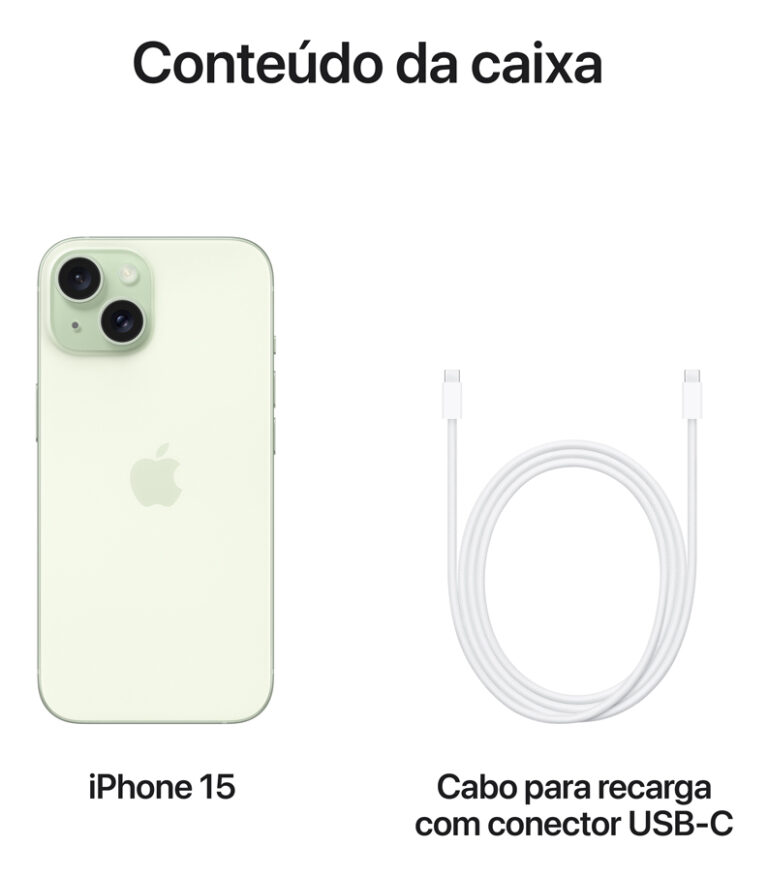 Apple iPhone 15 (512 GB) - Verde - Distribuidor Autorizado - Imagem 9