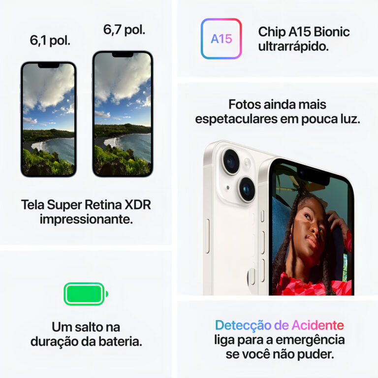 Apple iPhone 14 (512 GB) - (PRODUCT)RED - Distribuidor Autorizado - Imagem 8